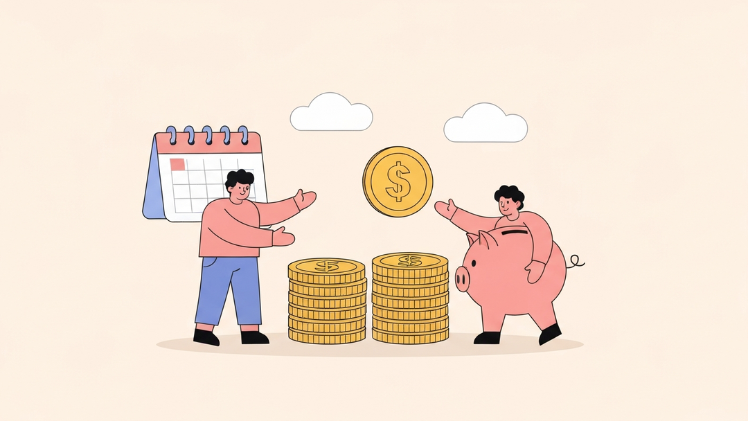 국민연금 조기수령 연기수령 비교 조기·연기수령 시나리오별 수령액 계산 예시 일러스트