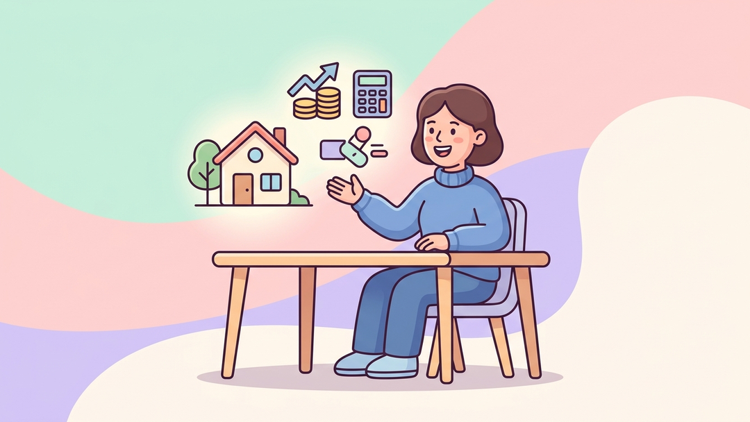 장기일반민간임대주택 양도소득세 장기보유특별공제 특례 계산 일러스트